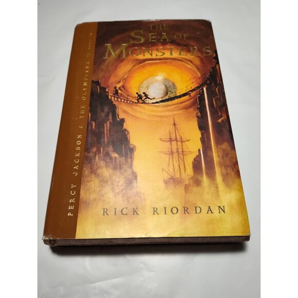 The Sea of Monsters By Rick Riordan Hardcover Book 2006 1st Edition - Picture 1 of 11